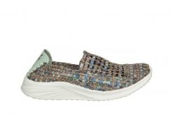 Półbuty Rock Tuili Petra 032001, Wielokolorowy, Materiał - 36. Niebieskie półbuty damskie Rock Spring, bez wzorów, z materiału, rockowe, z kwadratowym noskiem, bez obcasa. W wyprzedaży za 134.10 zł.