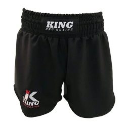 Spodenki do boksu tajskiego King Pro Boxing Stormking Basic. Czarne szorty męskie KING PRO BOXING, bez kołnierzyka. Za 273.50 zł.