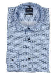 OLYMP Koszula "Casual" - Regular fit - w kolorze błękitnym rozmiar: S. Niebieskie koszule męskie Olymp, s, bez wzorów, z bawełny, bez kołnierzyka, bez ramiączek. Za 109.78 zł.