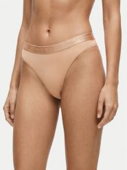 Tommy Hilfiger Stringi UW0UW06260 Beżowy. Brązowe stringi damskie Tommy Hilfiger, l, bez wzorów. Za 109.99 zł.