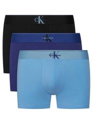 Calvin Klein Underwear Komplet bokserek LV00NB4472 Niebieski. Niebieskie bokserki męskie Calvin Klein Underwear, bez wzorów, z bawełny. Za 179.99 zł.