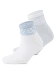 Calvin Klein Jeans Skarpety Kobiety Dżersej niebieski|biały, 39-42. Białe skarpetki damskie Calvin Klein Jeans, bez wzorów, z dżerseju. Za 64.95 zł.