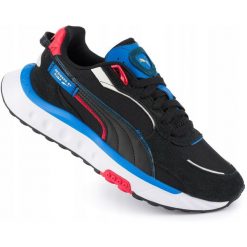 Męskie buty sportowe sneakersy PUMA WILD RIDER. Czarne buty sportowe na co dzień męskie Puma, bez zapięcia. Za 229.00 zł.