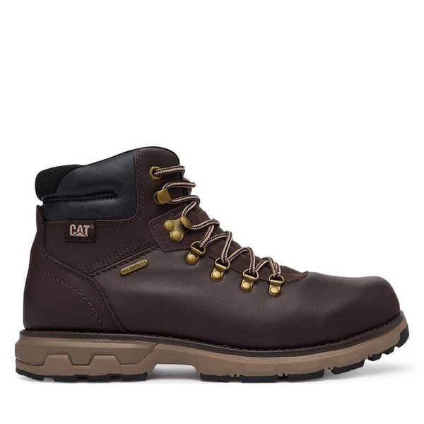 Trapery CAT Footwear. Brązowe buty zimowe męskie CAT Footwear, bez zapięcia. Za 699.99 zł.