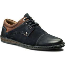 Półbuty LASOCKI FOR MEN - MI07-A662-A523-09A Granatowy. Niebieskie półbuty męskie Lasocki For Men, z materiału, bez zapięcia. W wyprzedaży za 149.99 zł.