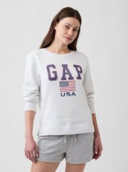 GAP Bluza w kolorze kremowym rozmiar: XXL. Brązowe bluzy bez kaptura damskie GAP, s, z materiału. Za 70.90 zł.