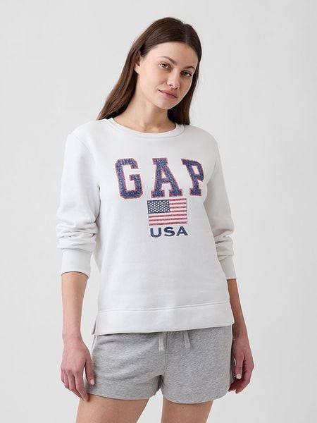 GAP Bluza w kolorze kremowym rozmiar: XXL. Brązowe bluzy bez kaptura damskie GAP, s, z materiału. Za 70.90 zł.
