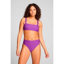 Dół od bikini z wysokim stanem i figi w kolorze fioletowym. Fioletowe bikini damskie Puma, bez wzorów. Za 151.99 zł.