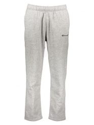Champion Spodnie dresowe w kolorze jasnoszarym rozmiar: XL. Szare spodnie dresowe damskie CHAMPION, xl, bez wzorów, z dresówki. Za 91.34 zł.