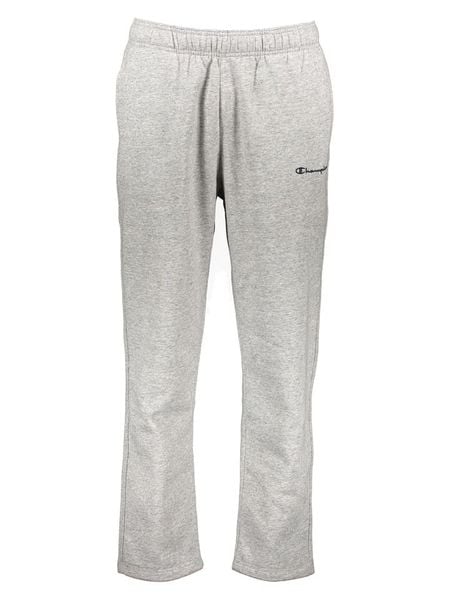Champion Spodnie dresowe w kolorze jasnoszarym rozmiar: XL. Szare spodnie dresowe damskie CHAMPION, xl, bez wzorów, z dresówki. Za 91.34 zł.