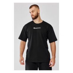 Męski t-shirt oversize Rough Radical Travel. Czarne t-shirty męskie ROUGH RADICAL, m, bez wzorów, bez kołnierzyka. Za 111.92 zł.