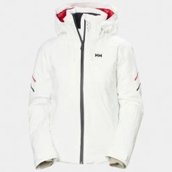 Kurtka narciarska damska Helly Hansen W Alphelia Infinity Jacket. Białe kurtki damskie Helly Hansen, l, bez wzorów, bez kaptura, narciarskie, primaloft. Za 1,917.00 zł.