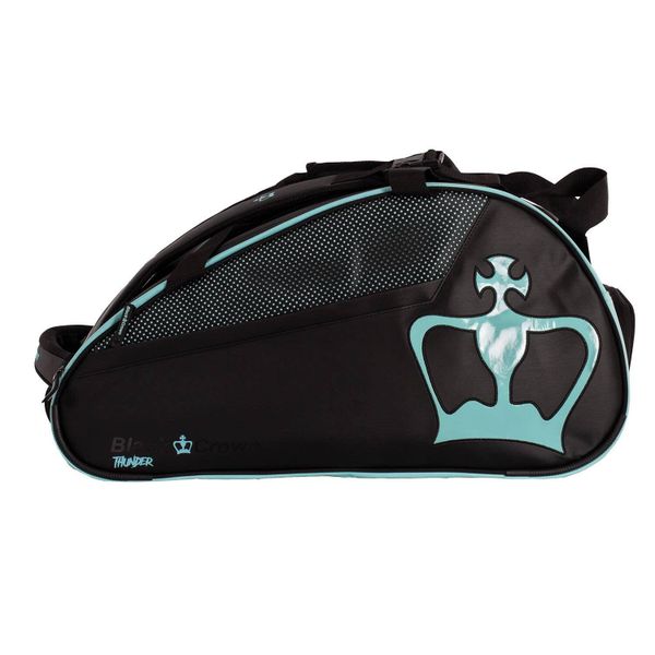 Torba na Padel Black Crown Thunder w kolorze czarnym/wielokolorowym. Czarne torby męskie na ramię BLACK CROWN, bez wzorów, z materiału, na ramię, duże. Za 342.35 zł.
