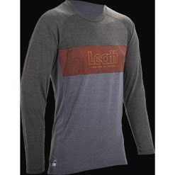 Bluza rowerowa męska Leatt Jersey MTB Gravity 2.0. Czarne bluzy bez kaptura męskie LEATT, bez wzorów, z jersey, sportowe, bez kołnierzyka, bez ramiączek. Za 259.99 zł.
