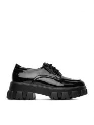 DeeZee Półbuty KYM-JK-91 Czarny. Czarne półbuty damskie DeeZee, bez wzorów, z materiału, bez obcasa, na obcasie. Za 139.99 zł.
