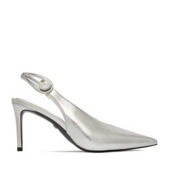 Szpilki GINO ROSSI. Szare szpilki Gino Rossi, bez wzorów, bez obcasa. Za 399.99 zł.