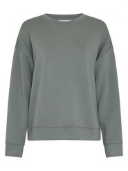 MOSS COPENHAGEN Bluza "Ima Q" w kolorze zielonym rozmiar: L/XL. Zielone bluzy bez kaptura damskie MOSS COPENHAGEN, l. Za 135.81 zł.