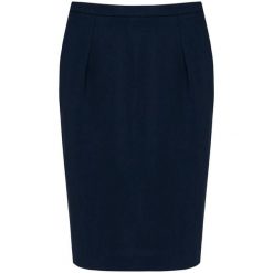 Damska prosta spódnica Kariban Premium. Niebieskie spódniczki damskie KARIBAN, bez wzorów, eleganckie, proste. W wyprzedaży za 269.50 zł.