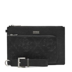 Saszetka Guess. Czarne saszetki męskie Guess. Za 229.99 zł.