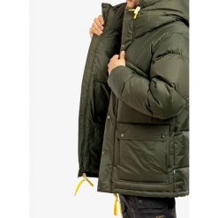 Kurtka puchowa męska Fjallraven Expedition Down Lite Jacket. Zielone kurtki męskie Fjällräven, m, bez wzorów, z puchu, sportowe, bez kaptura. W wyprzedaży za 2,522.75 zł.