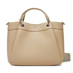 Torebka Armani Exchange. Brązowe torebki klasyczne damskie Armani Exchange, bez wzorów, bez dodatków. Za 539.99 zł.