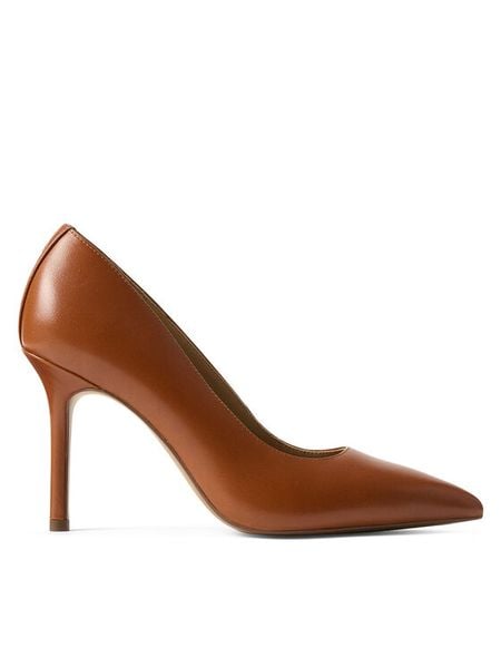 LAUREN RALPH LAUREN Szpilki Lindella II 802P09032002 Brązowy. Brązowe szpilki Lauren Ralph Lauren, bez wzorów, ze skóry, bez obcasa. Za 537.82 zł.