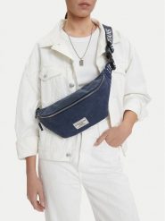 Guess Jeans Torebka CWBEO-GUESS-B-017-09 Granatowy. Niebieskie torebki klasyczne damskie Guess Jeans, z aplikacjami, z jeansu, bez dodatków. Za 99.99 zł.