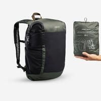 Second Life - Plecak Forclaz Travel składany 25 l wodoodporny - Stan Doskonały. Szare plecaki męskie FORCLAZ, bez wzorów, z materiału. Za 84.99 zł.