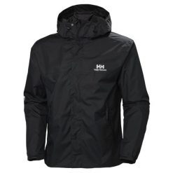 Wodoodporna kurtka Helly Hansen Yu Ervik. Czarne kurtki męskie Helly Hansen, na lato, xs, bez wzorów, z poliesteru, bez kaptura. Za 443.95 zł.