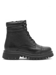 Lasocki Trapery WI23-TX76-13 Czarny. Czarne trapery damskie Lasocki, ze skóry, bez obcasa. Za 299.99 zł.