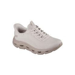 Buty SKECHERS SLIP-INS BOBS ARC WAVES Beżowy. Brązowe obuwie do biegania damskie Skechers, Skechers Sport. Za 332.99 zł.