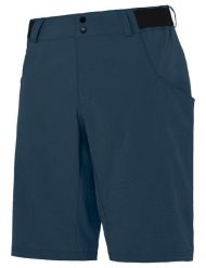 Spodenki rowerowe z wkładką M Loamer Base Shorts. Niebieskie szorty męskie Vaude, bez wzorów, z materiału, sportowe. Za 366.20 zł.