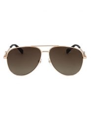 Marc Jacobs Damskie okulary przeciwsłoneczne w kolorze złoto-brązowym rozmiar: 59. Brązowe okulary przeciwsłoneczne damskie MARC JACOBS. Za 351.38 zł.