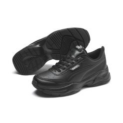Damskie buty sportowe Cilia Mode PUMA Black Silver Gray. Czarne buty sportowe na co dzień damskie Puma, bez wzorów, trekkingowe. W wyprzedaży za 259.00 zł.