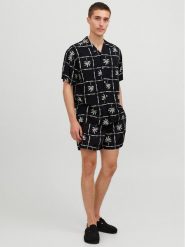 Jack & Jones Koszula Jorluke 12255727 Czarny Relaxed Fit. Czarne koszule męskie Jack & Jones, m, bez wzorów, z wiskozy, bez kołnierzyka, bez ramiączek. Za 119.99 zł.