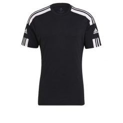 Koszulka treningowa męska adidas Squadra 21 Jersey Short Sleeve. Białe t-shirty sportowe męskie Adidas, m, z jersey, bez ramiączek, do piłki nożnej. Za 59.99 zł.