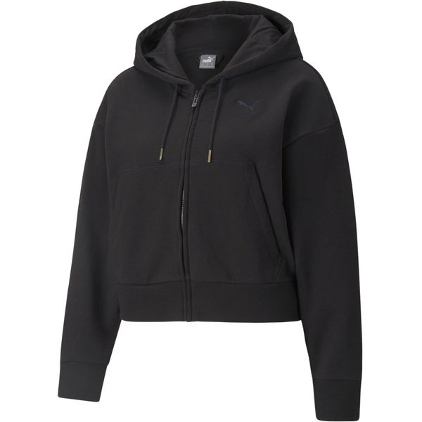 Bluza dresowa damska Puma HER. Czarne bluzy bez kaptura damskie Puma, l, z dresówki. Za 270.05 zł.
