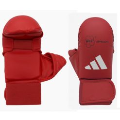 Rękawiczki bez palców z TH adidas WKF. Czerwone rękawiczki damskie Adidas, bez wzorów. Za 172.00 zł.