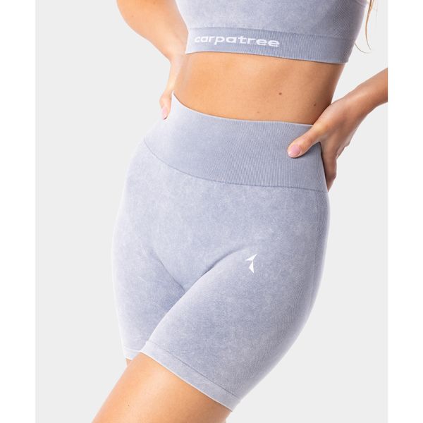 Szorty bezszowe sportowe dla kobiet Carpatree Yasmine. Niebieskie spodenki sportowe damskie Carpatree, l, na fitness i siłownię. Za 149.99 zł.