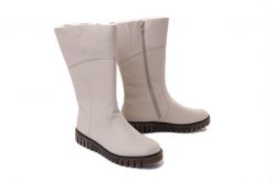 RIEKER Y3455-60 beige, kozaki damskie. Brązowe kozaki damskie Rieker, bez obcasa. Za 379.90 zł.