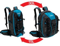Regulowany plecak TSL Dragonfly 15-30 L. Niebieskie plecaki męskie TSL, bez wzorów, z materiału. Za 554.50 zł.