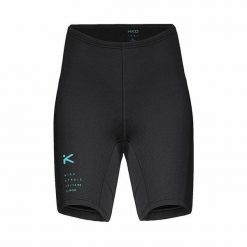 Krótkie spodnie neoprenowe SYMBIO. Czarne spodnie sportowe damskie Hiko, s, z materiału, na fitness i siłownię. Za 251.79 zł.