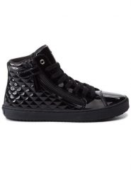 Geox Sneakersy J Kalispera G. D J944GD 000HH C9999 D Czarny. Czarne buty sportowe dziewczęce Geox, bez wzorów, ze skóry, bez zapięcia. Za 209.99 zł.