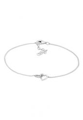 Elli Damskie serce splecione połączenie w pozłacanym różowym złotem srebrze 925 Sterling Silver Bransoletki 1 ct. Czerwone bransoletki damskie Elli, pozłacane. Za 211.64 zł.