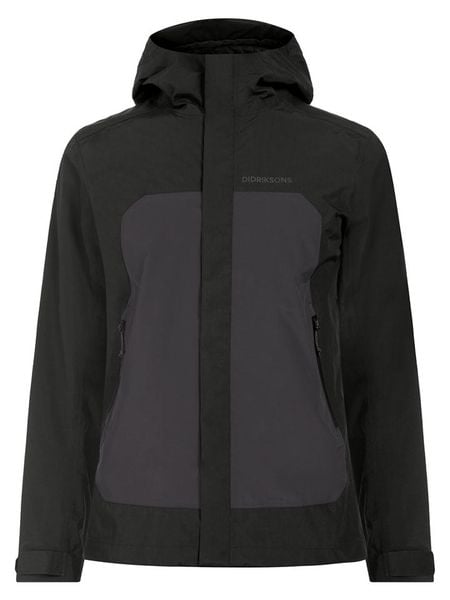 Didriksons Kurtka funkcyjna "Grit" w kolorze czarno-antracytowym rozmiar: XL. Czarne kurtki outdoor męskie Didriksons, m, bez wzorów, bez kaptura. Za 456.87 zł.