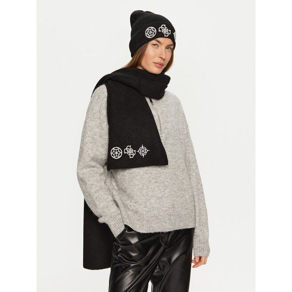 Czapka Guess. Czarne czapki zimowe damskie Guess. Za 139.99 zł.