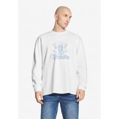 Koszulka sportowa męska Prosto Crest z długim rękawem. Białe t-shirty sportowe męskie Prosto., m, bez ramiączek. W wyprzedaży za 89.99 zł.