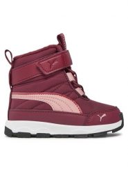 Puma Śniegowce Evolve Boot AC+ Inf 392646 04 Bordowy. Czerwone kozaki dziewczęce Puma, ze skóry. Za 339.99 zł.