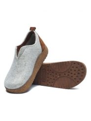 Comfortfusse Wełniane kapcie w kolorze szarym rozmiar: 37. Szare kapcie damskie Comfortfusse, z materiału. Za 289.45 zł.