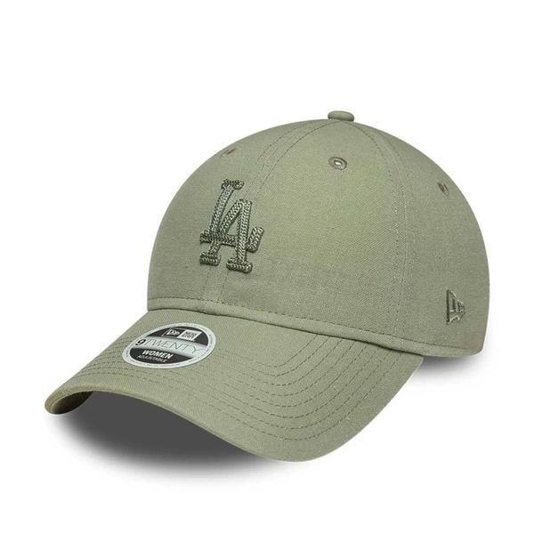 Czapka baseballowa damska Los Angeles Dodgers New Era 9Twenty. Zielone czapki z daszkiem damskie New Era, bez wzorów, z bawełny. Za 129.99 zł.